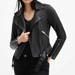 All Saints leather jacket